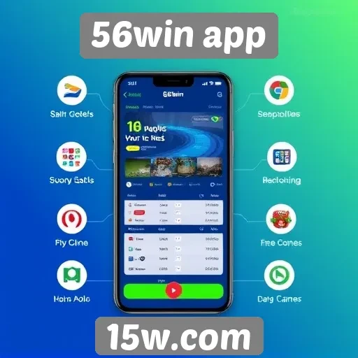 Análise das funcionalidades do 56win app